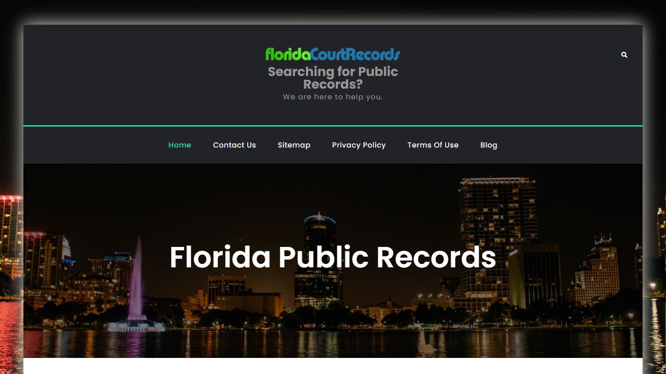 Florida Public Records | Searching for Public Records?